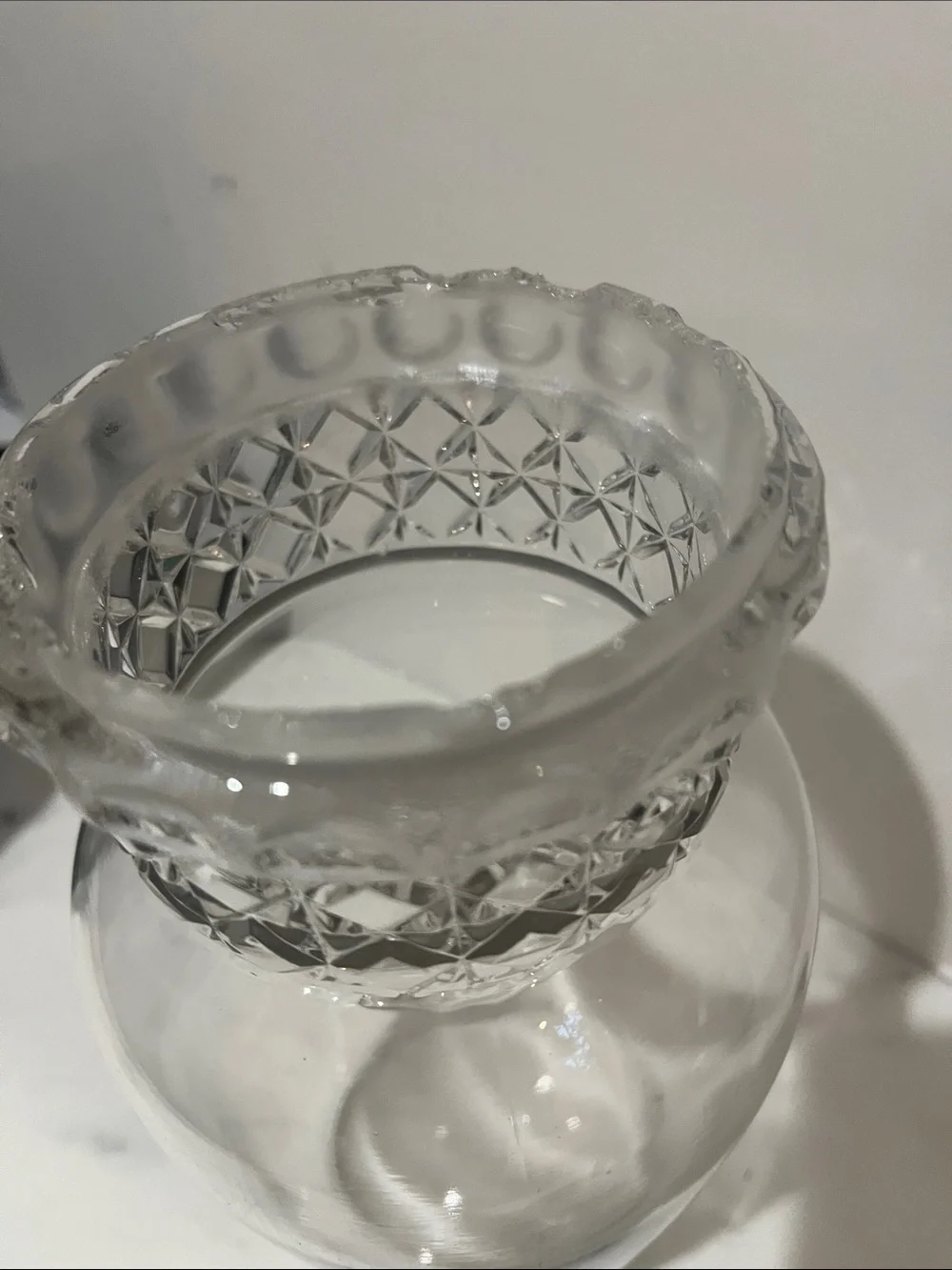 Antique Triffin Clear Decorative Glass Apothecary Jar - Vintage Amazing 🤩